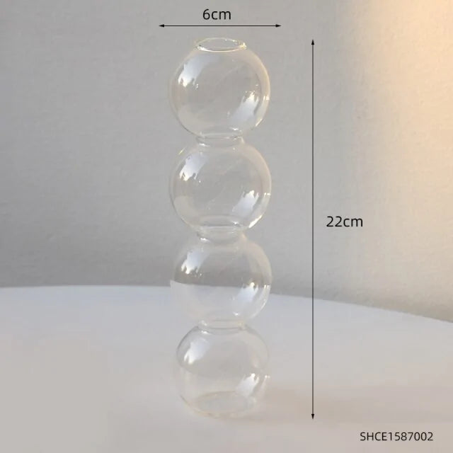 Minimalism Creative Bubble Glass Vase Home