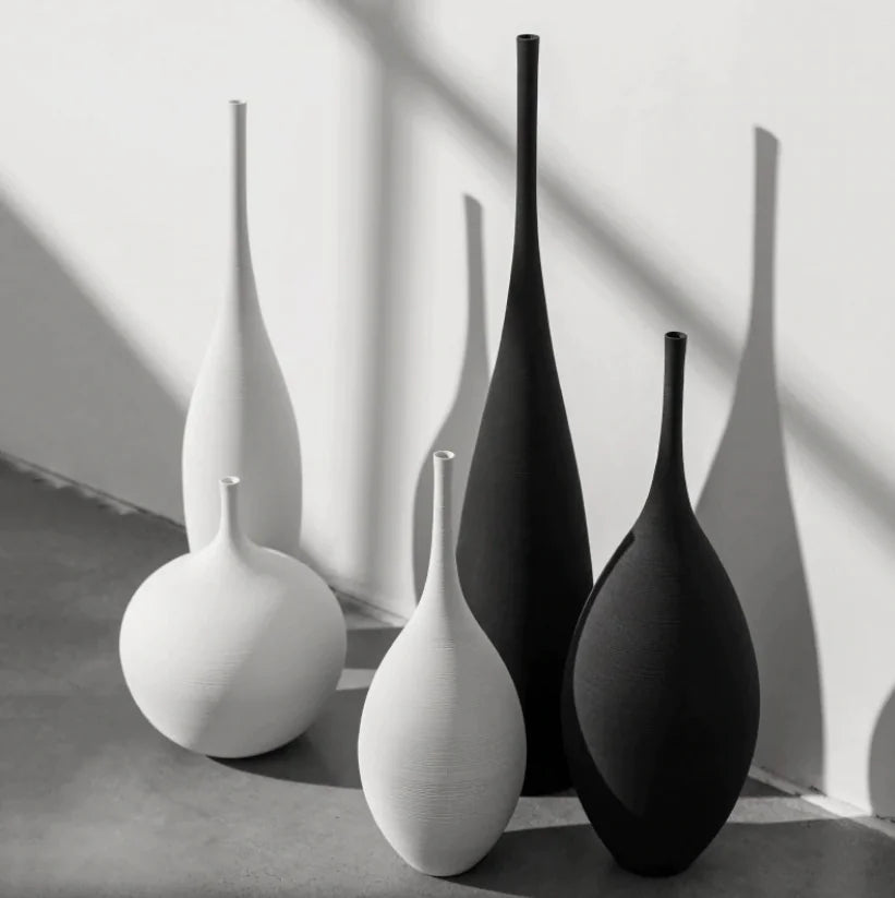 Handmade Artisanal MInimalism Ceramic Tabletop Vase