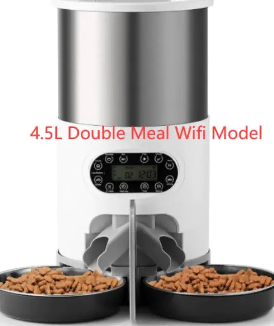 Smart Automatic Pet Feeder – Chic & Programmable Food Dispenser