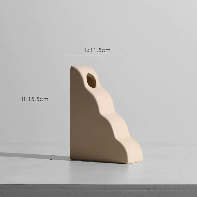 Minimalist Japanese Zen Ceramic Vase Flower Ornaments