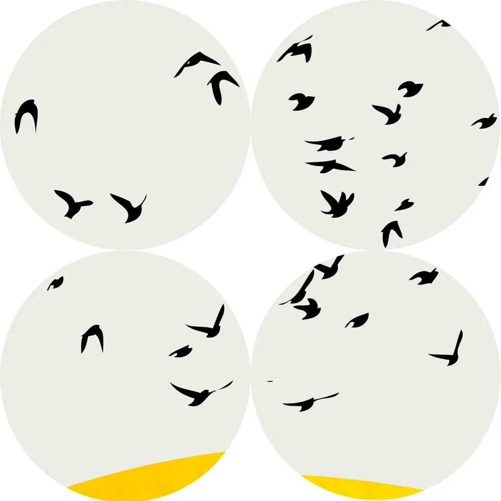 Nordic Minimalist Canvas Wall Art – Modern Abstract Prints for Living Room & Bedroom Deco