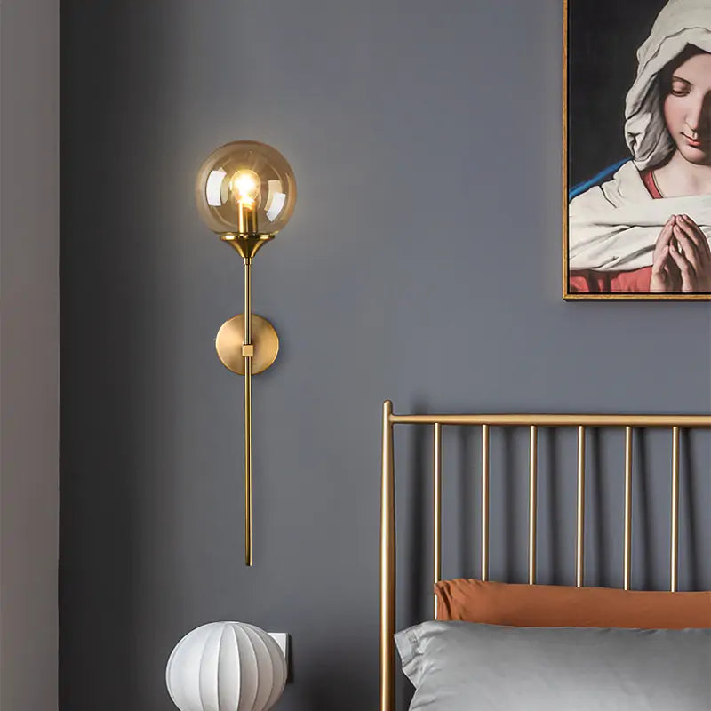 Minimalism Elegant Glass Wall Lamp